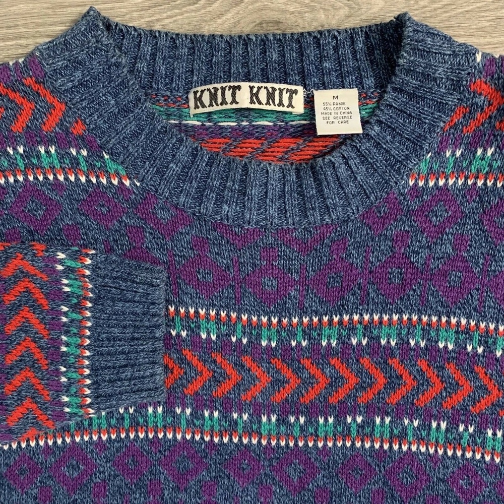 VTG Coogi Style Sweater Bill Cosby biggie 90s